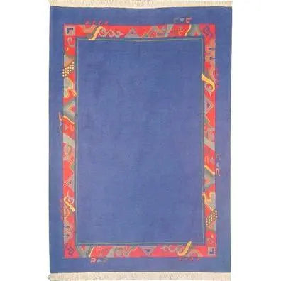 Home Collection Indo Nepal, India Style Oriental Hand-Knotted Rug With Natural Wool Area 8'2" X 6'6"